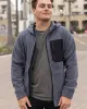 Men's Dyno Polar Fleece Jacket - Charcoal sold by Body Glove