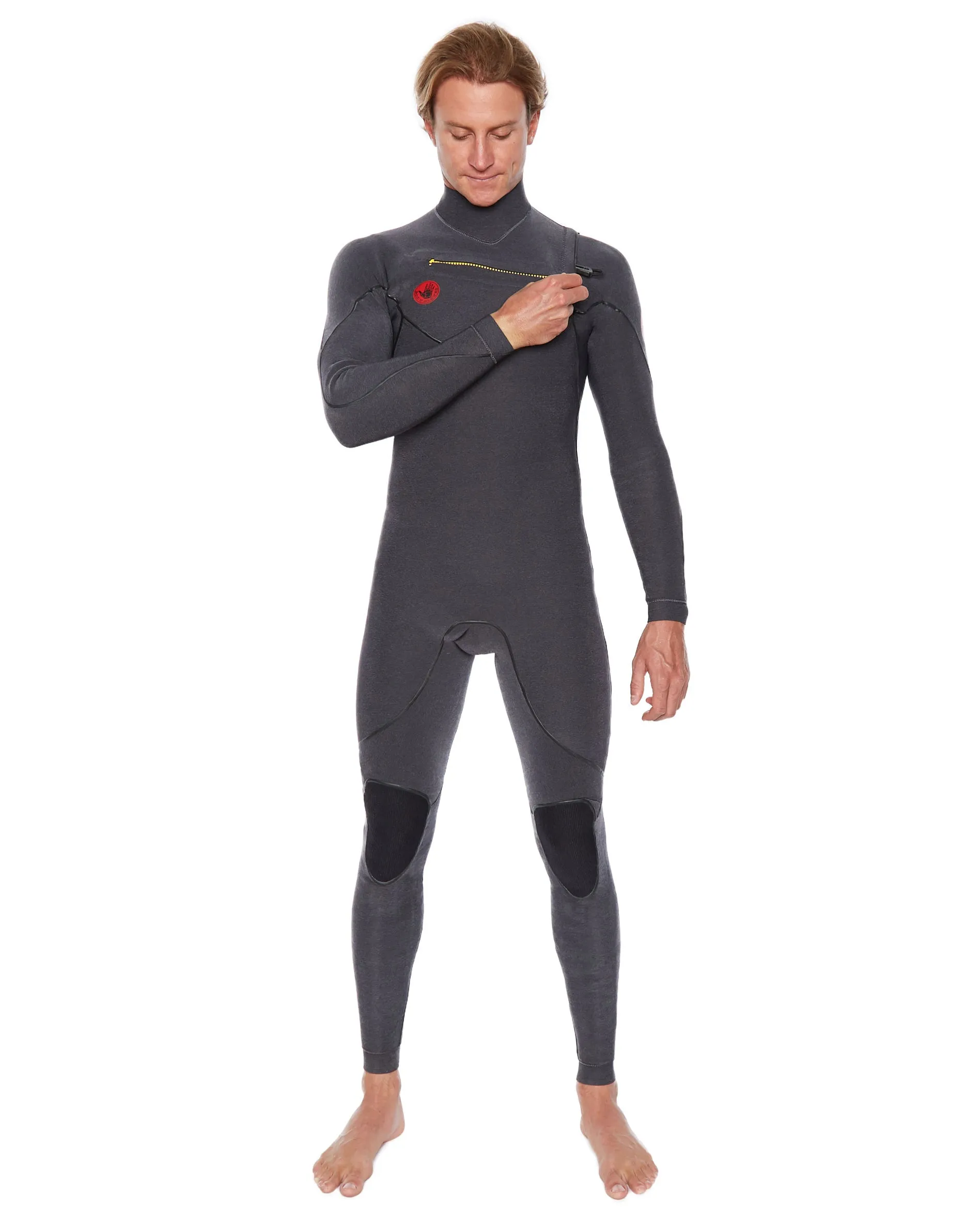 Red Cell 2mm Slant-Zip Men's Fullsuit - Black Heather sold by Body Glove product image thumbnail 4