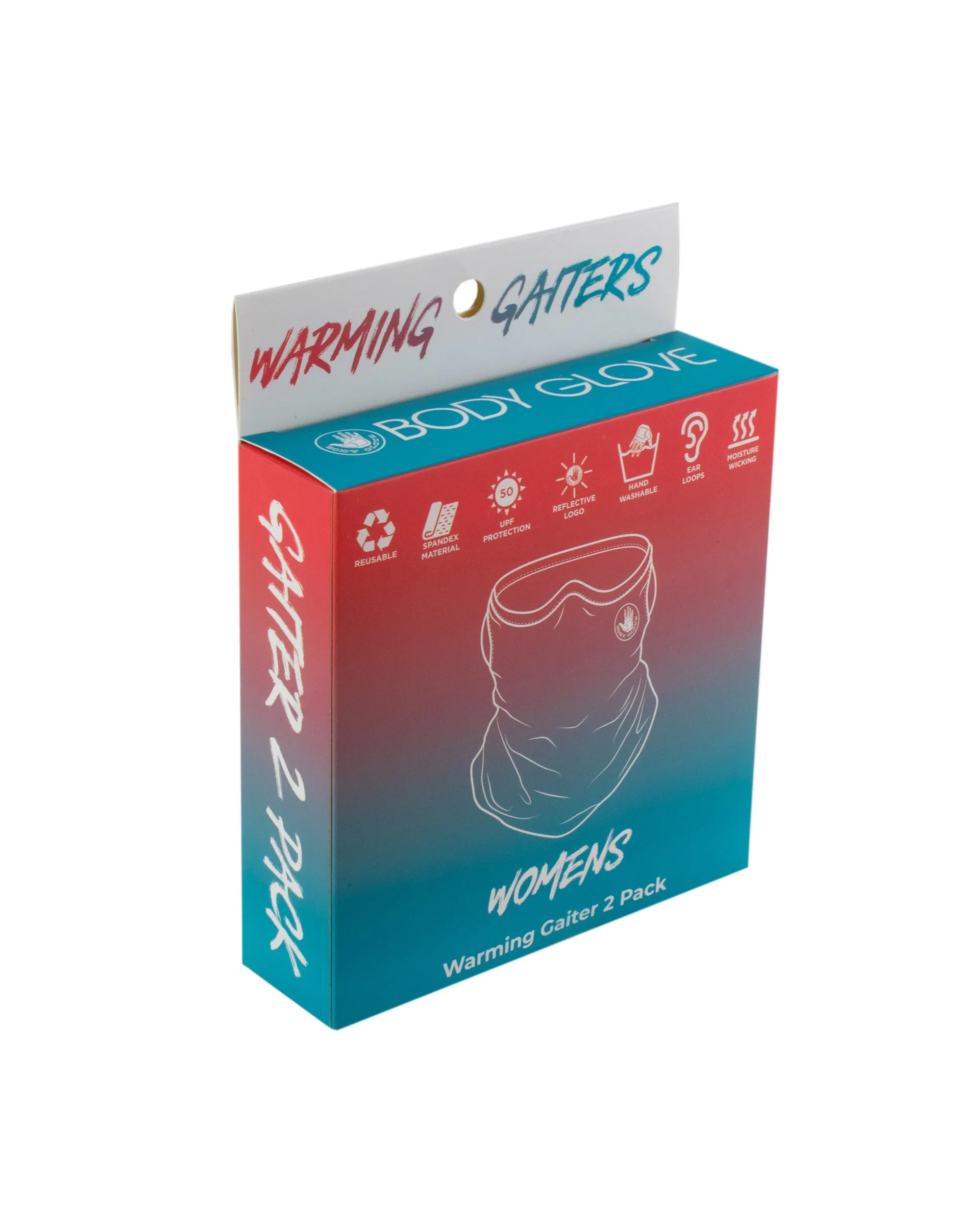 2-Pack Women's Warming Gaiter Face Masks - Black/BlackGrey sold by Body Glove product image thumbnail 2