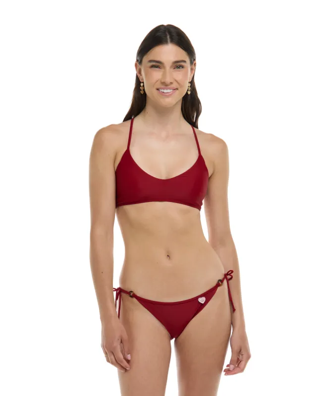 Smoothies Alani Bikini Top - Cranberry sold by Body Glove