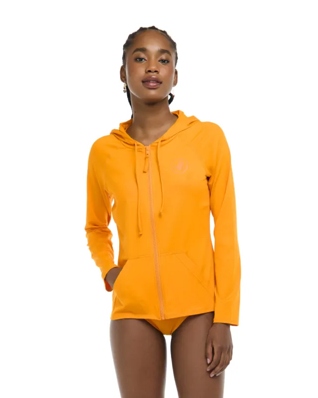 Smoothies Barbara Hoodie Rashguard - Apricot sold by Body Glove