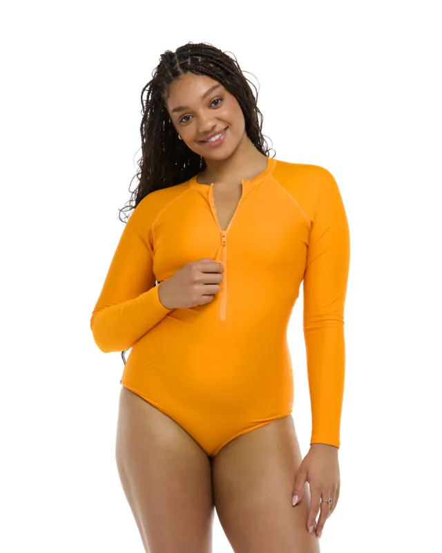 Smoothies Chanel One-Piece Swimsuit - Apricot sold by Body Glove