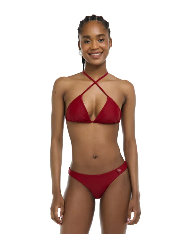 Smoothies Dita Triangle Bikini Top - Cranberry sold by Body Glove