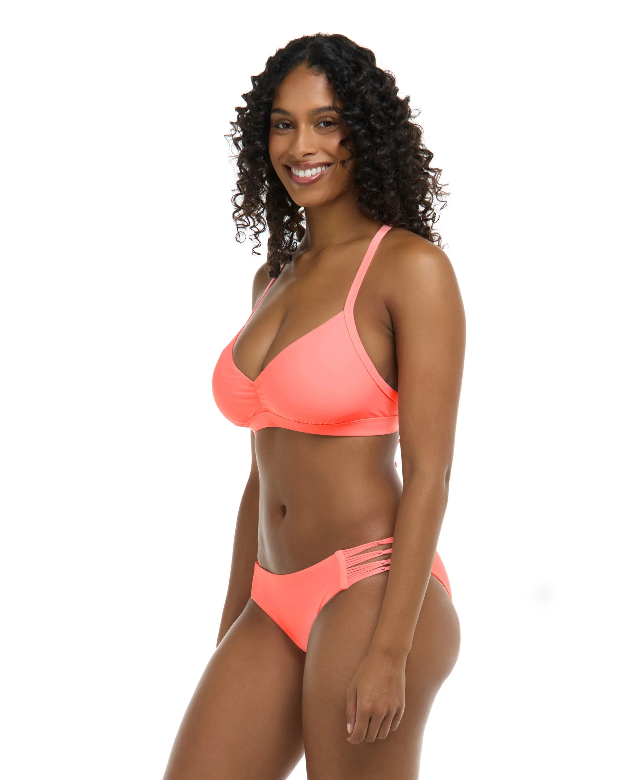 Smoothies Drew D-F Cup Swim Top - Coral sold by Body Glove product image thumbnail 3