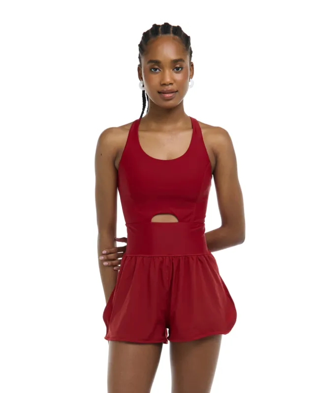 Smoothies Mabel One-Piece Runsie - Cranberry sold by Body Glove