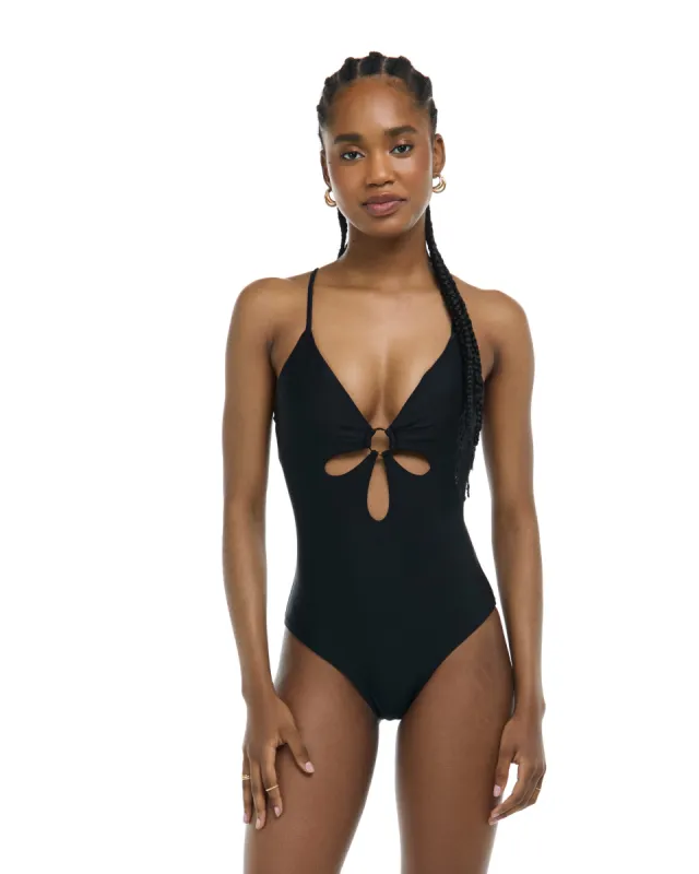 Smoothies Maddie One-Piece Tank Swimsuit - Black sold by Body Glove