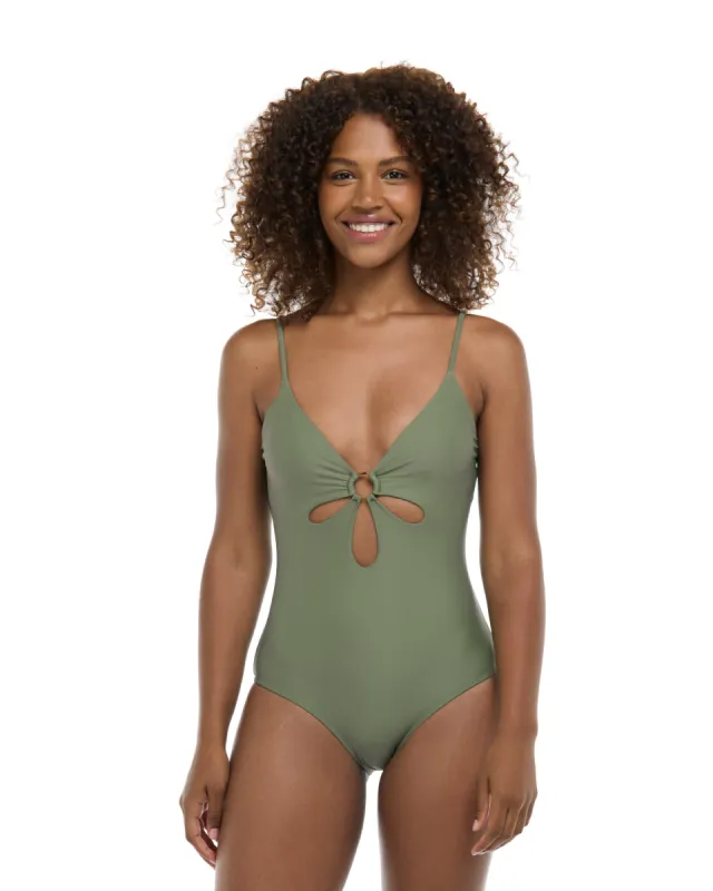 Smoothies Maddie One-Piece Tank Swimsuit - Cactus sold by Body Glove