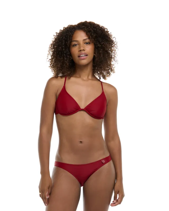 Smoothies Patsy Bikini Top - Cranberry sold by Body Glove