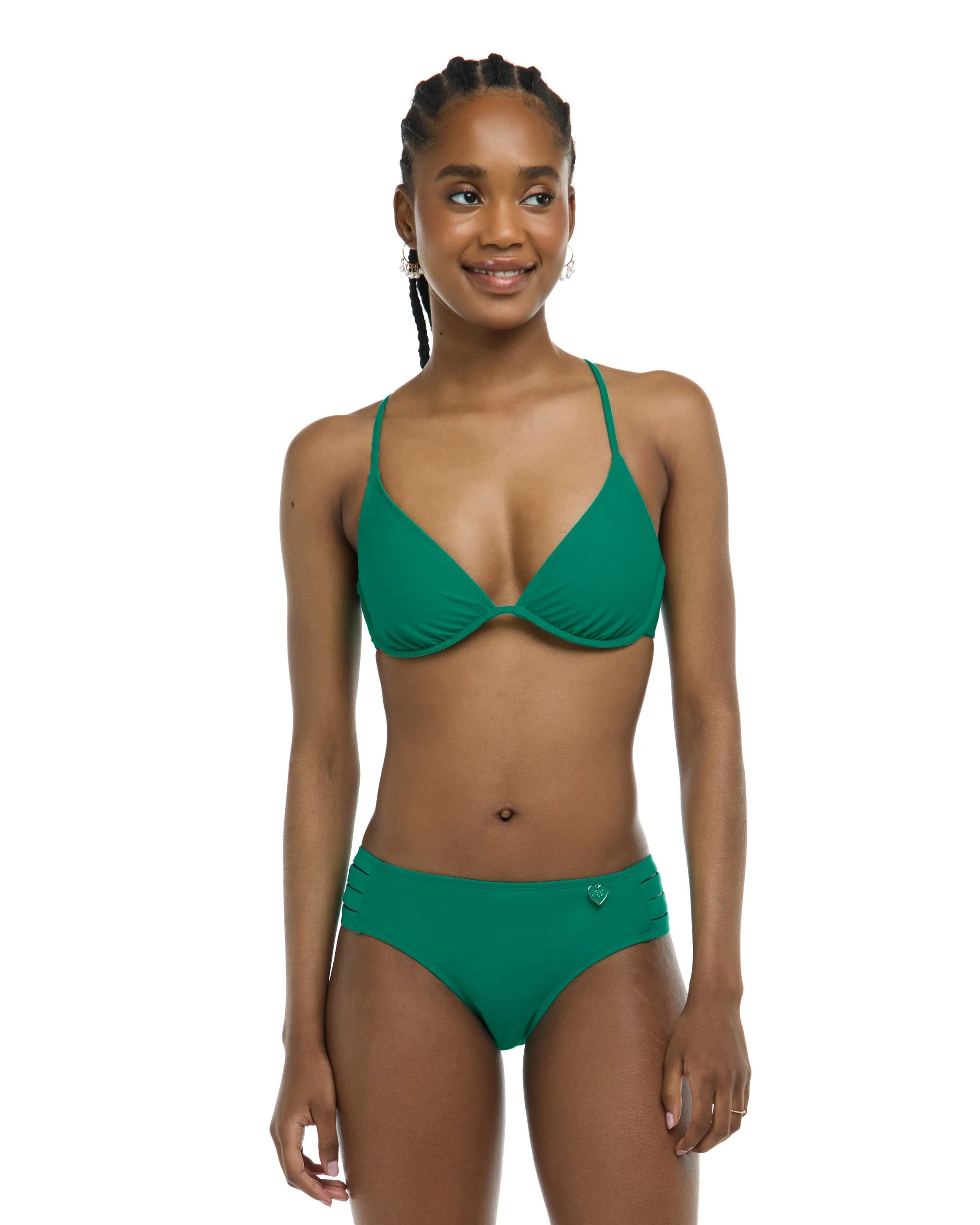 Smoothies Patsy Bikini Top - Viridian sold by Body Glove
