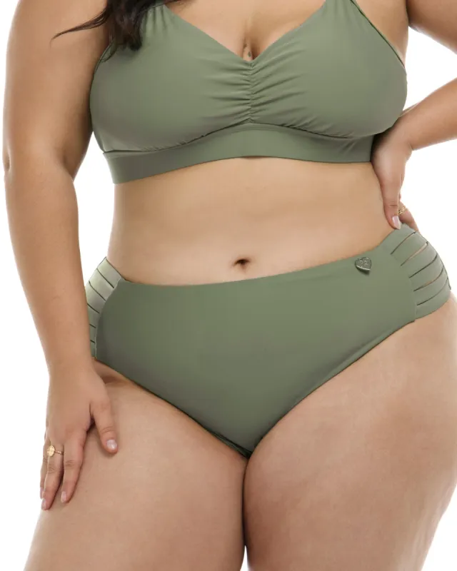 Smoothies Retro Plus Size Swim Bottom - Cactus sold by Body Glove
