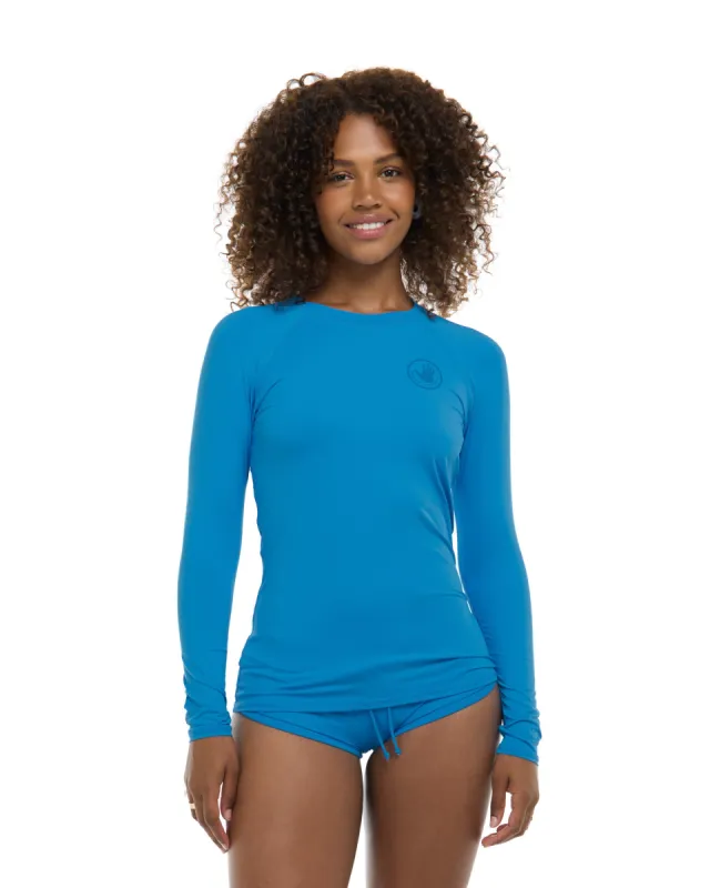 Smoothies Sleek Long Sleeve Rashguard - Wave sold by Body Glove