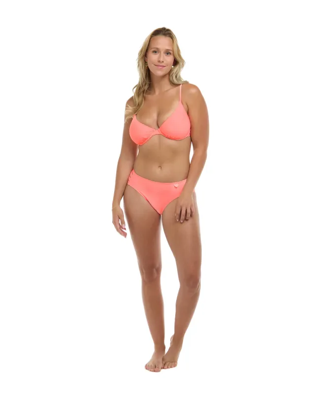 Smoothies Solo D-F Cup Bikini Top - Coral sold by Body Glove