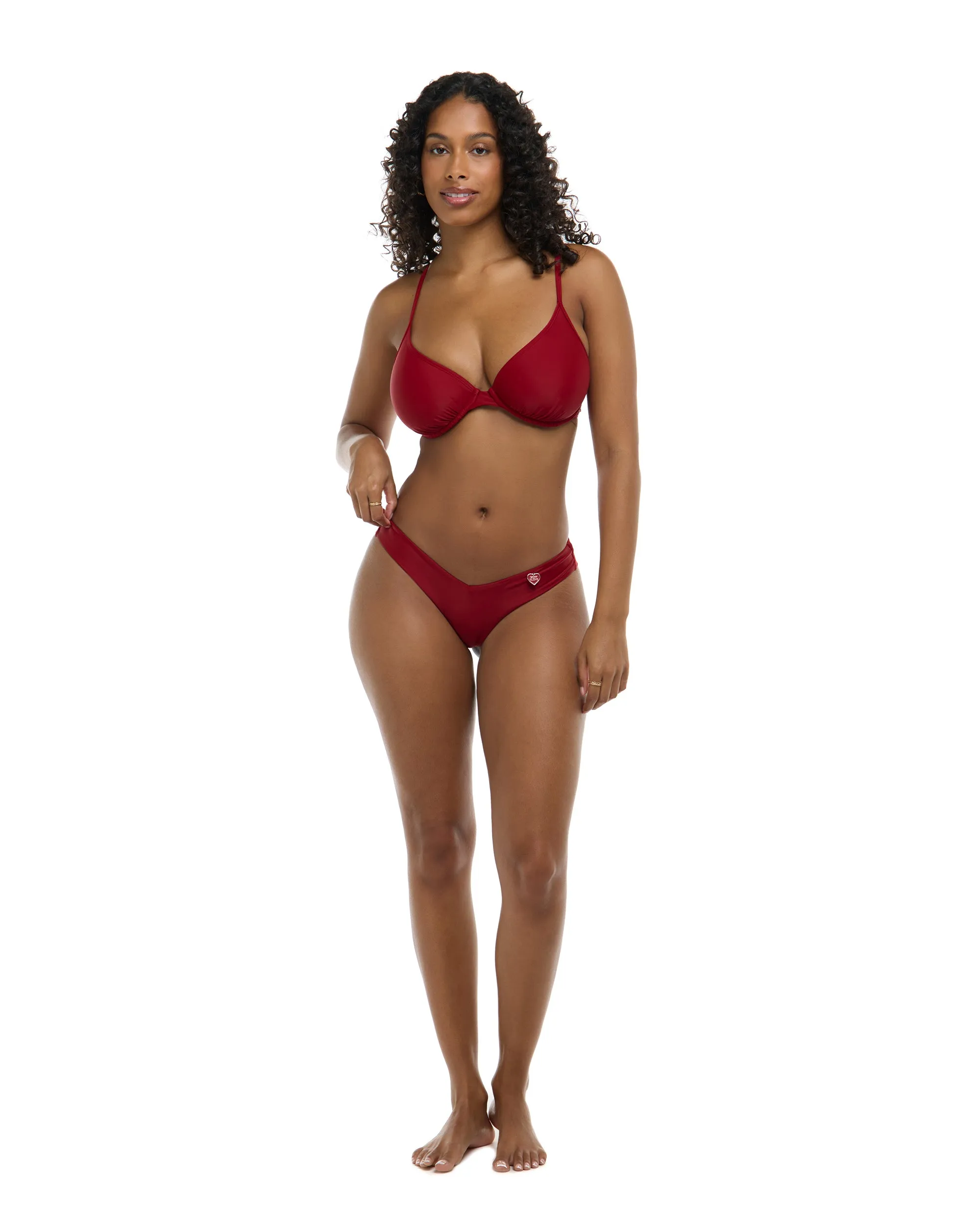 Smoothies Solo D-F Cup Bikini Top - Cranberry sold by Body Glove product image thumbnail 4