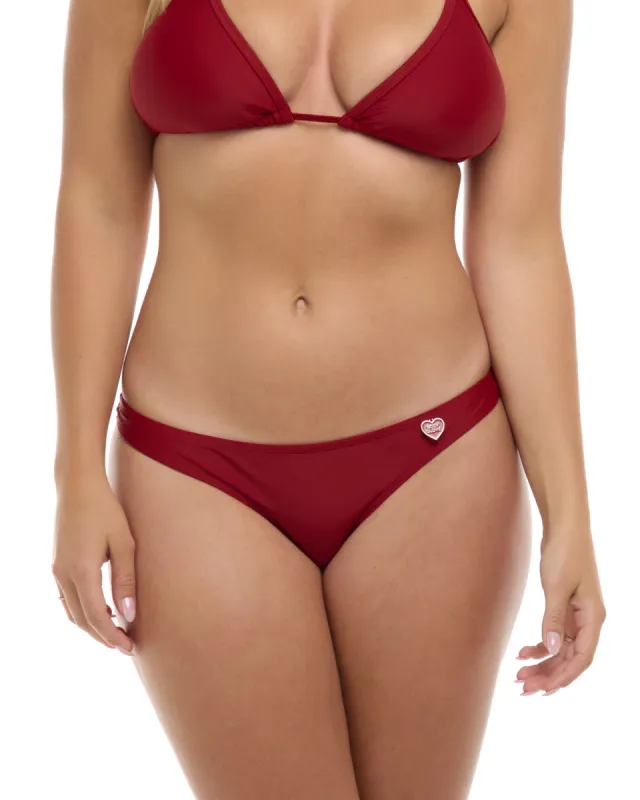 Smoothies Thong Swim Bottom - Cranberry sold by Body Glove