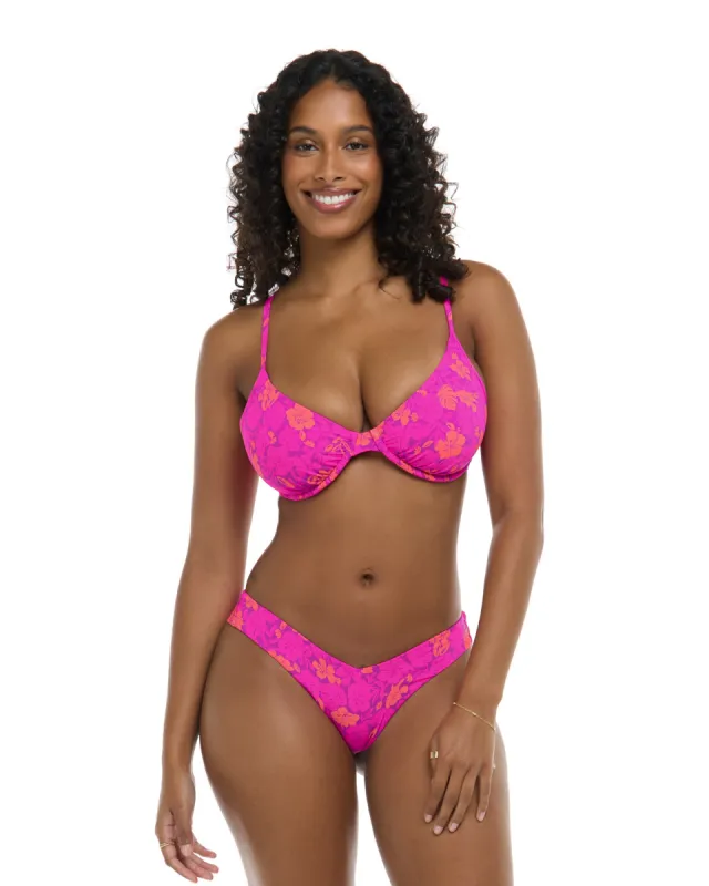 Puako Solo D-F Cup Bikini Top - Bubble Gum / Puako sold by Body Glove