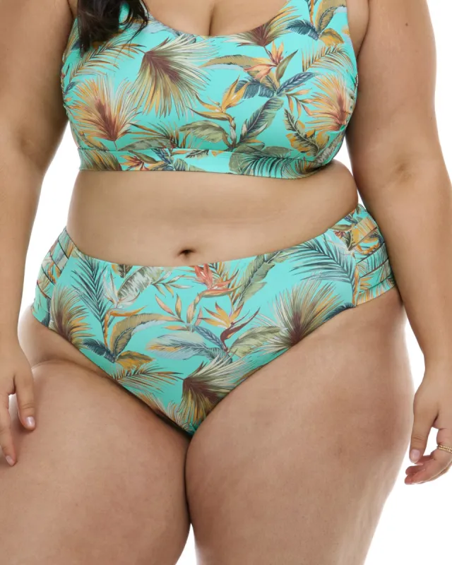 Molokini Retro Plus Size Swim Bottom - Sea Mist / Molokini sold by Body Glove