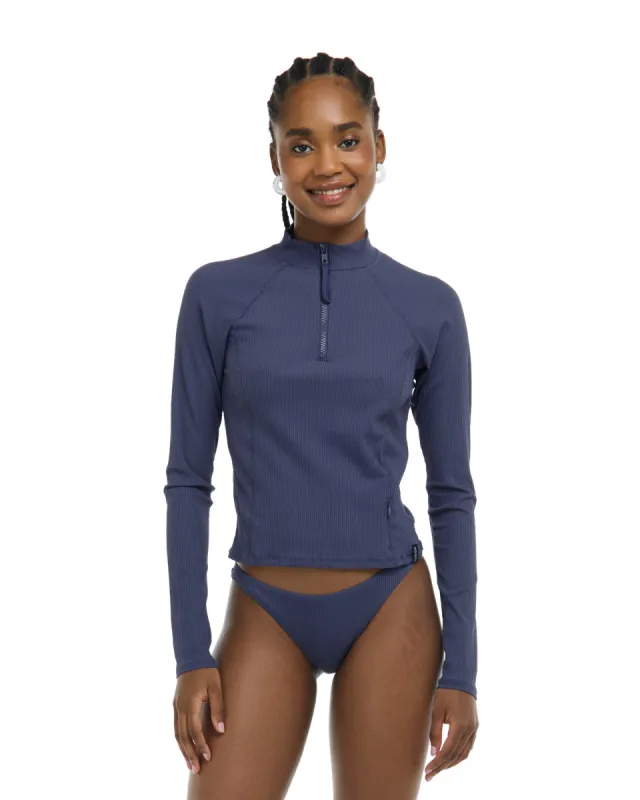 Ibiza Raelynn Long Sleeve Rashguard - Dusk made by Body Glove