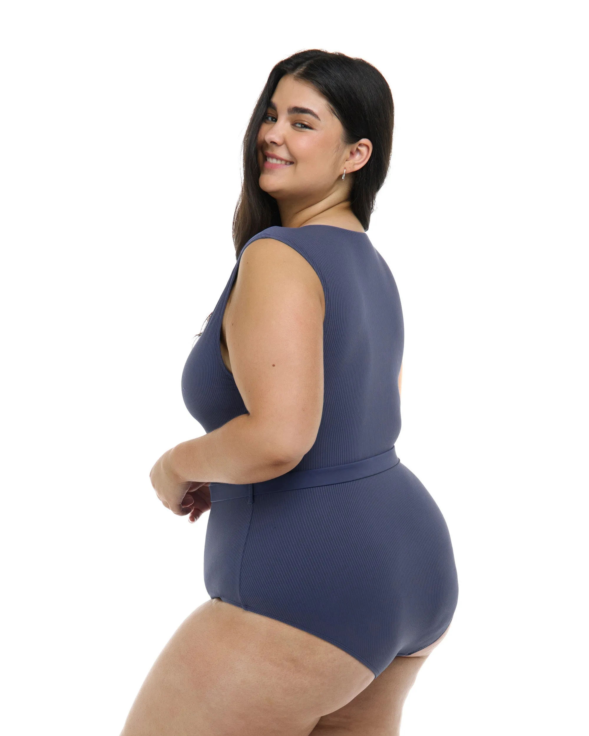 Ibiza Ezry Plus Size One-Piece Swimsuit - Dusk sold by Body Glove product image thumbnail 3
