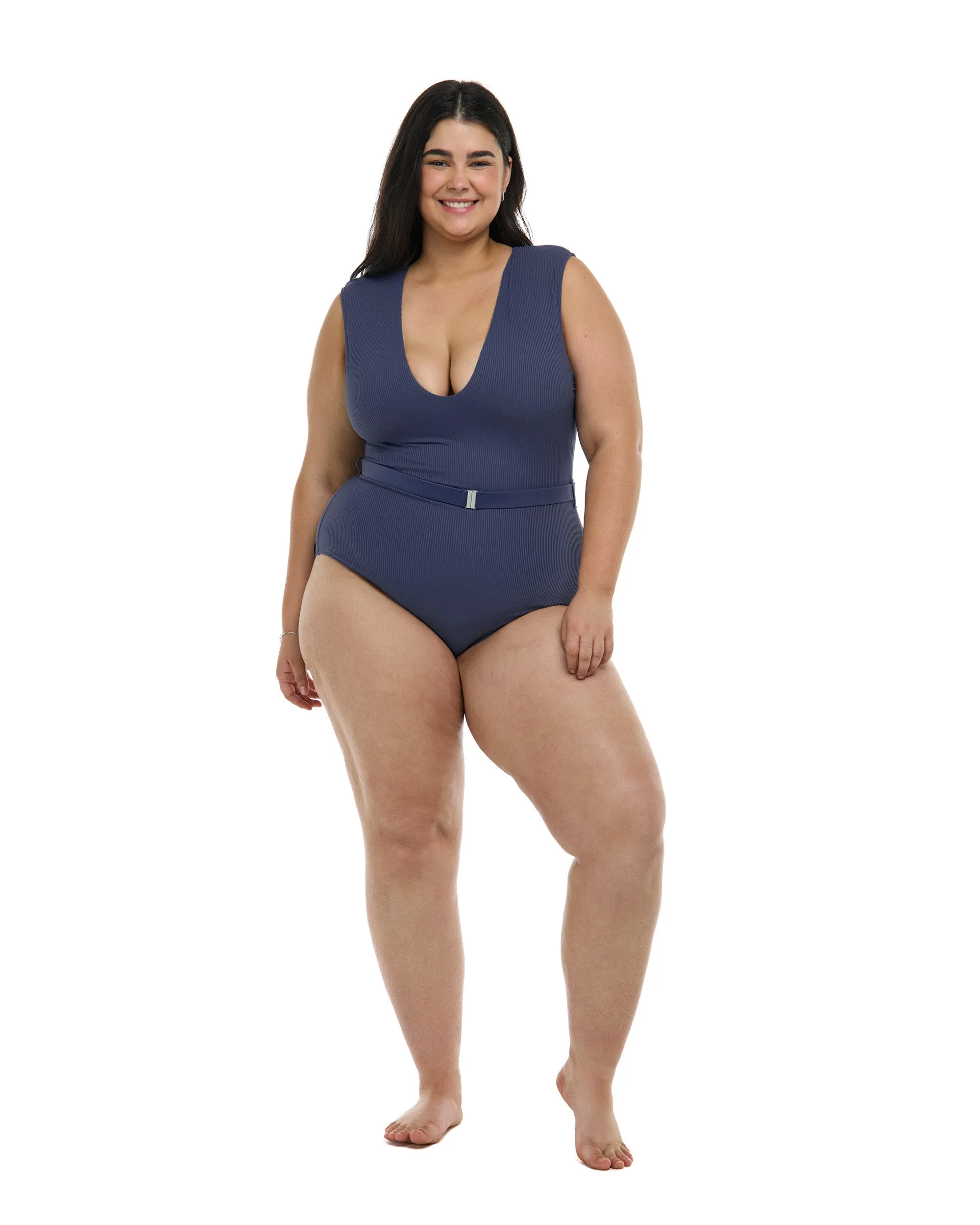 Ibiza Ezry Plus Size One-Piece Swimsuit - Dusk sold by Body Glove product image thumbnail 4