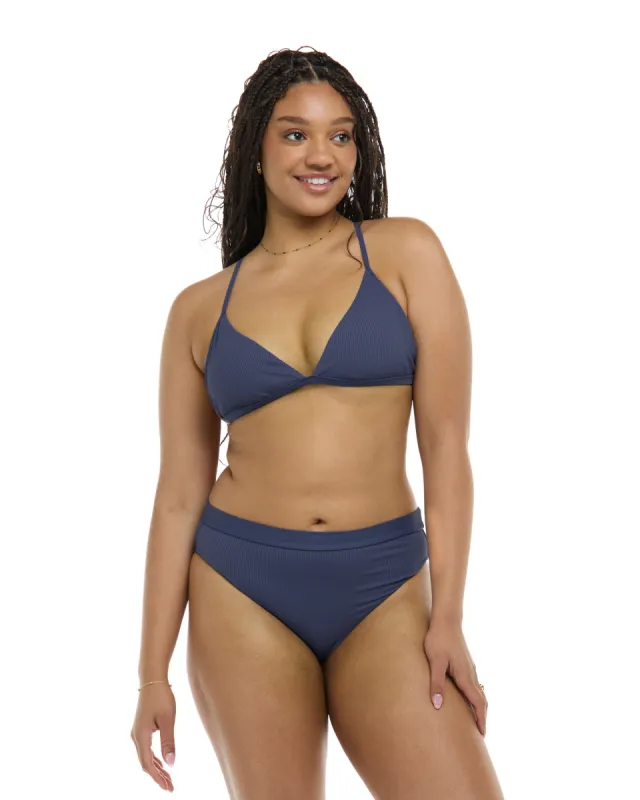 Ibiza Evelyn Fixed Triangle Bikini Top - Dusk sold by Body Glove