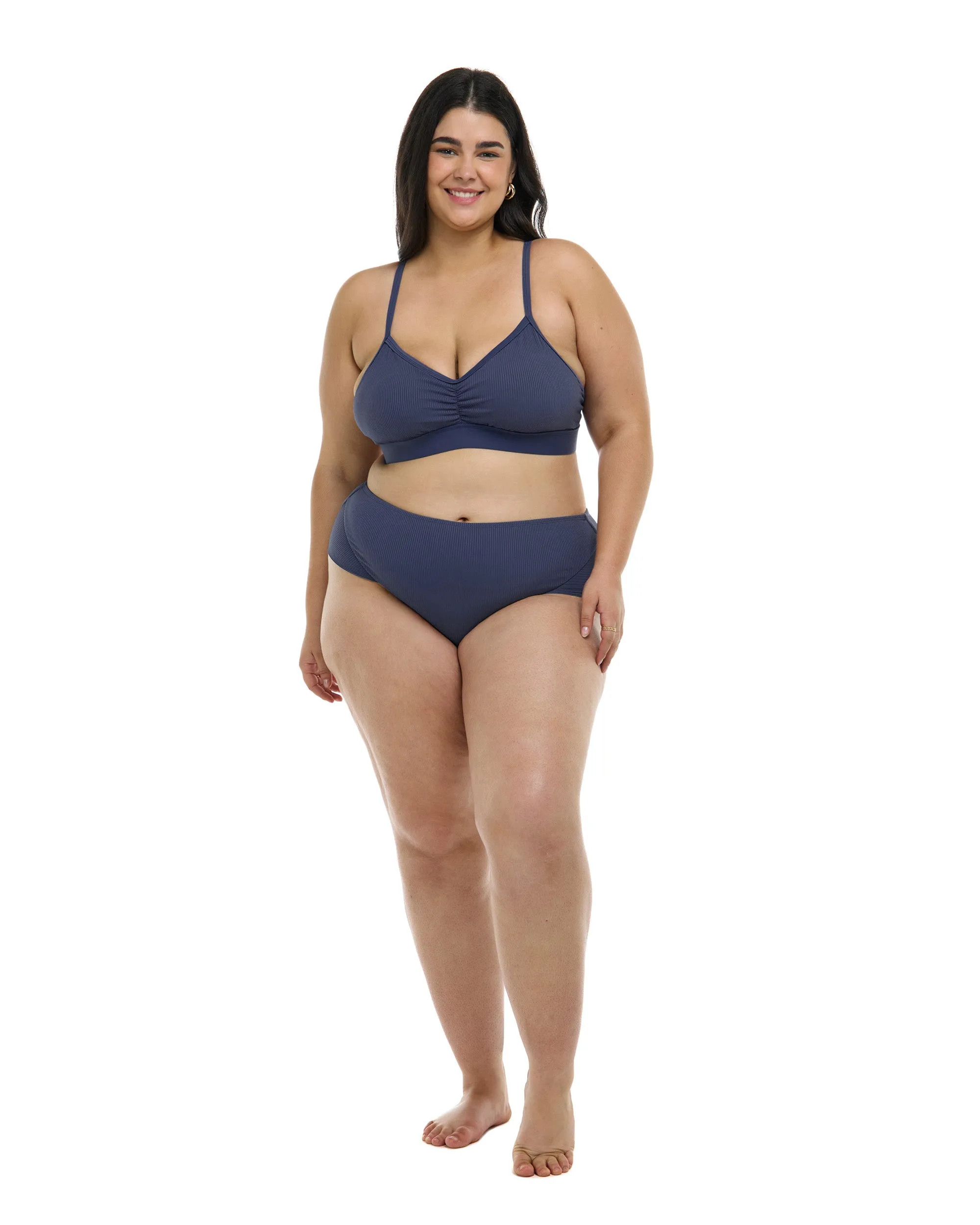 Ibiza Drew Plus Size Fixed Triangle Bikini Top - Dusk sold by Body Glove product image thumbnail 4