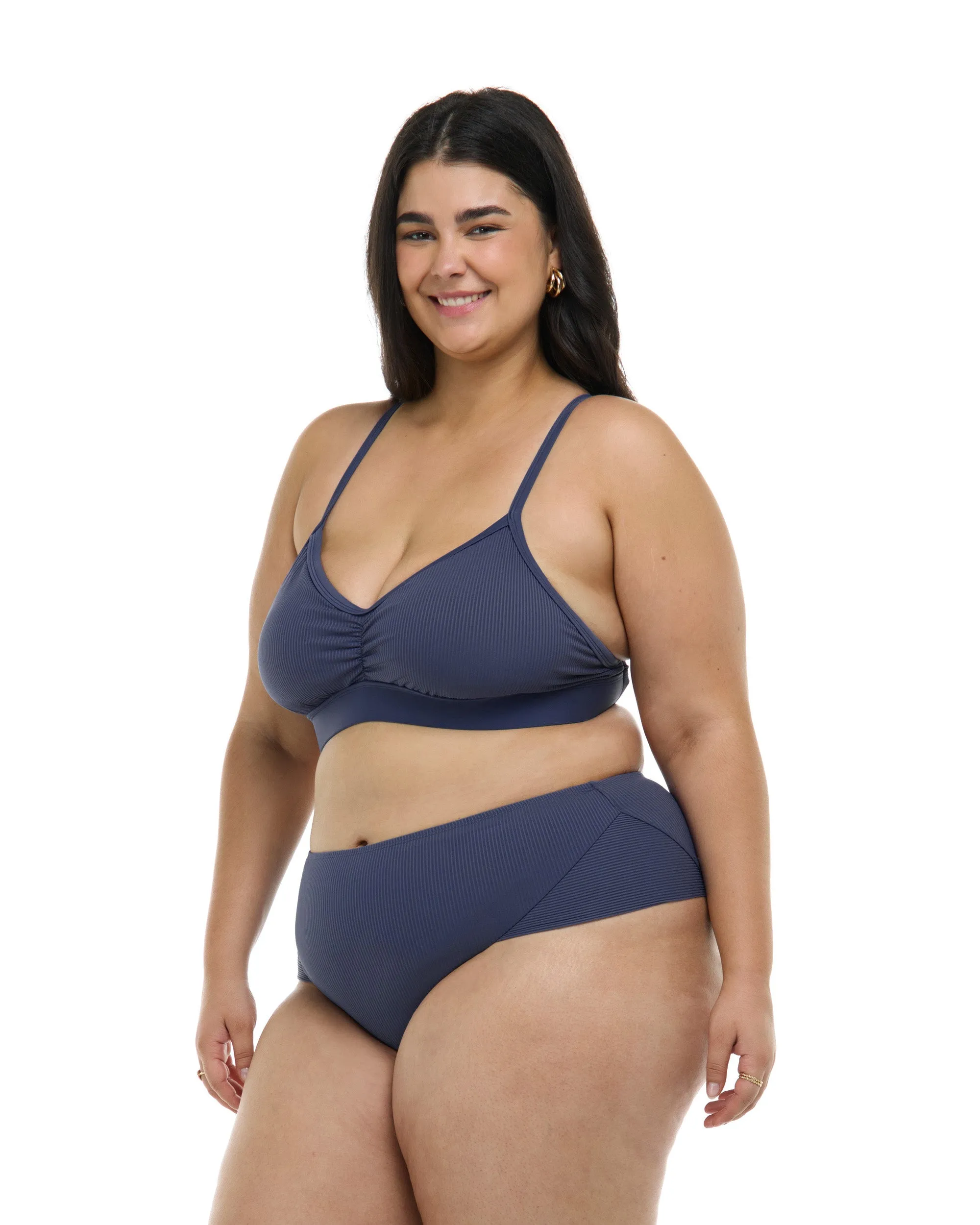 Ibiza Drew Plus Size Fixed Triangle Bikini Top - Dusk sold by Body Glove product image thumbnail 3