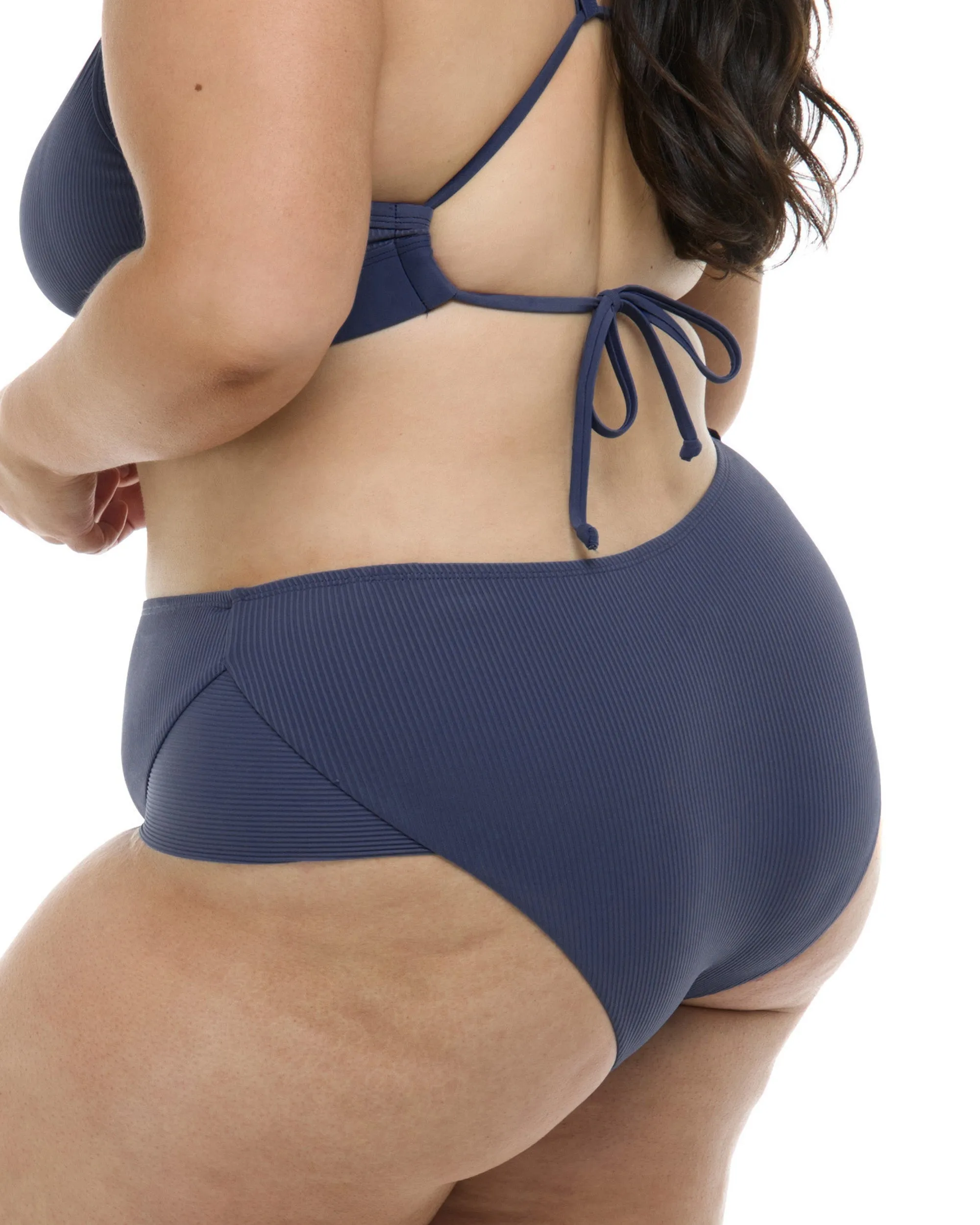 Ibiza Coco Plus Size High Waisted Bikini Bottom - Dusk sold by Body Glove product image thumbnail 3
