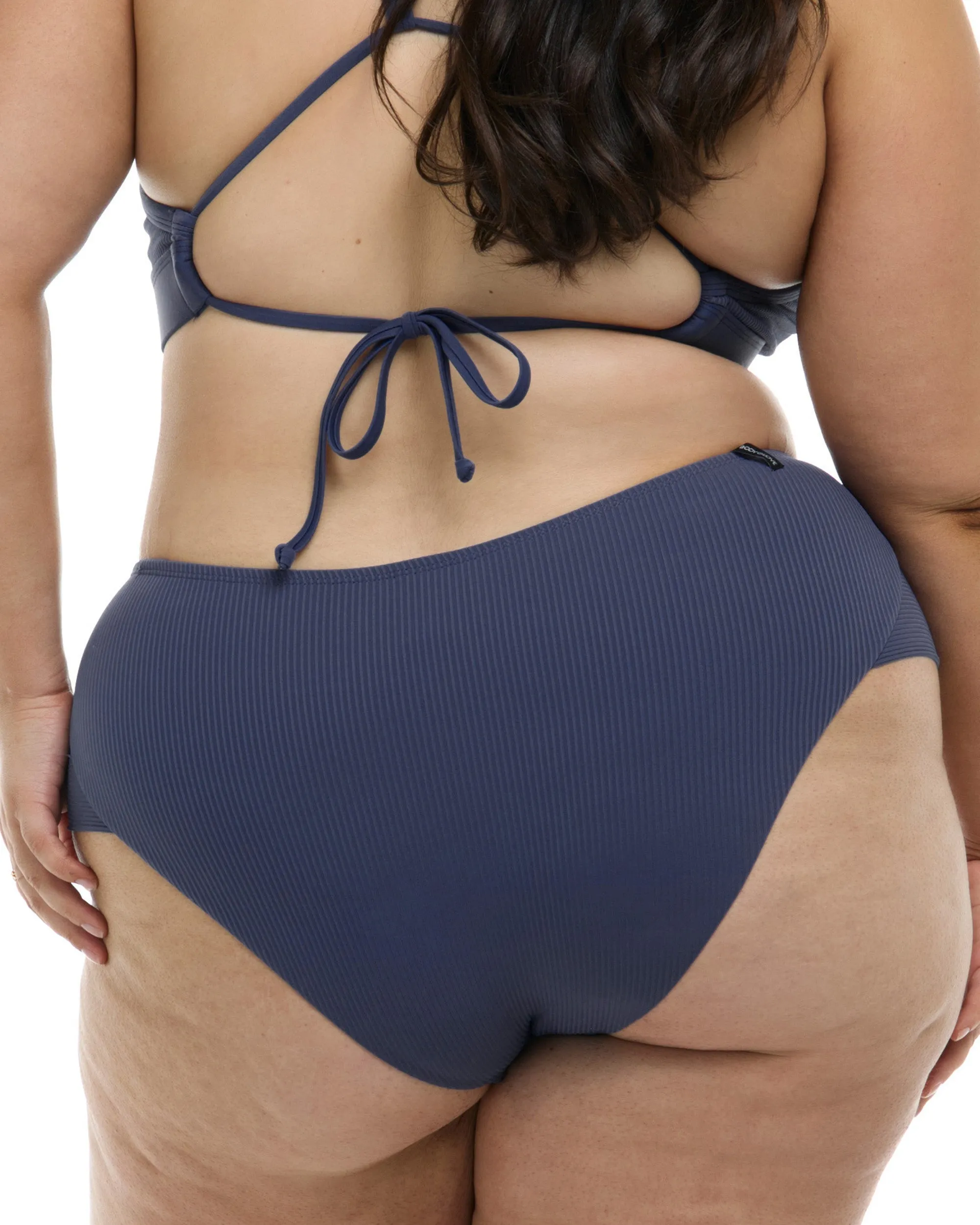 Ibiza Coco Plus Size High Waisted Bikini Bottom - Dusk sold by Body Glove product image thumbnail 2