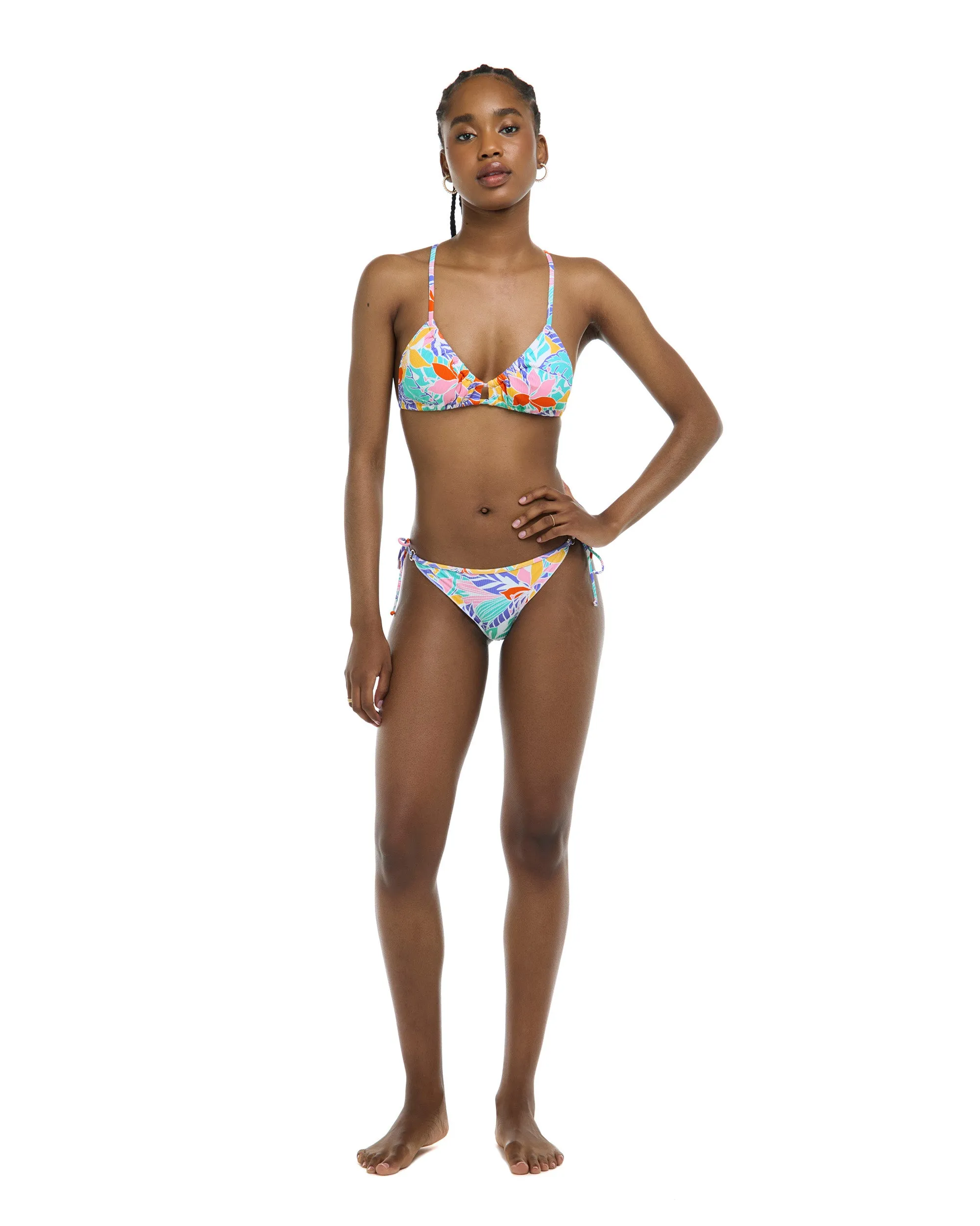 Floret Kenna Triangle Slider Bikini Top - Multi / Floret sold by Body Glove product image thumbnail 4