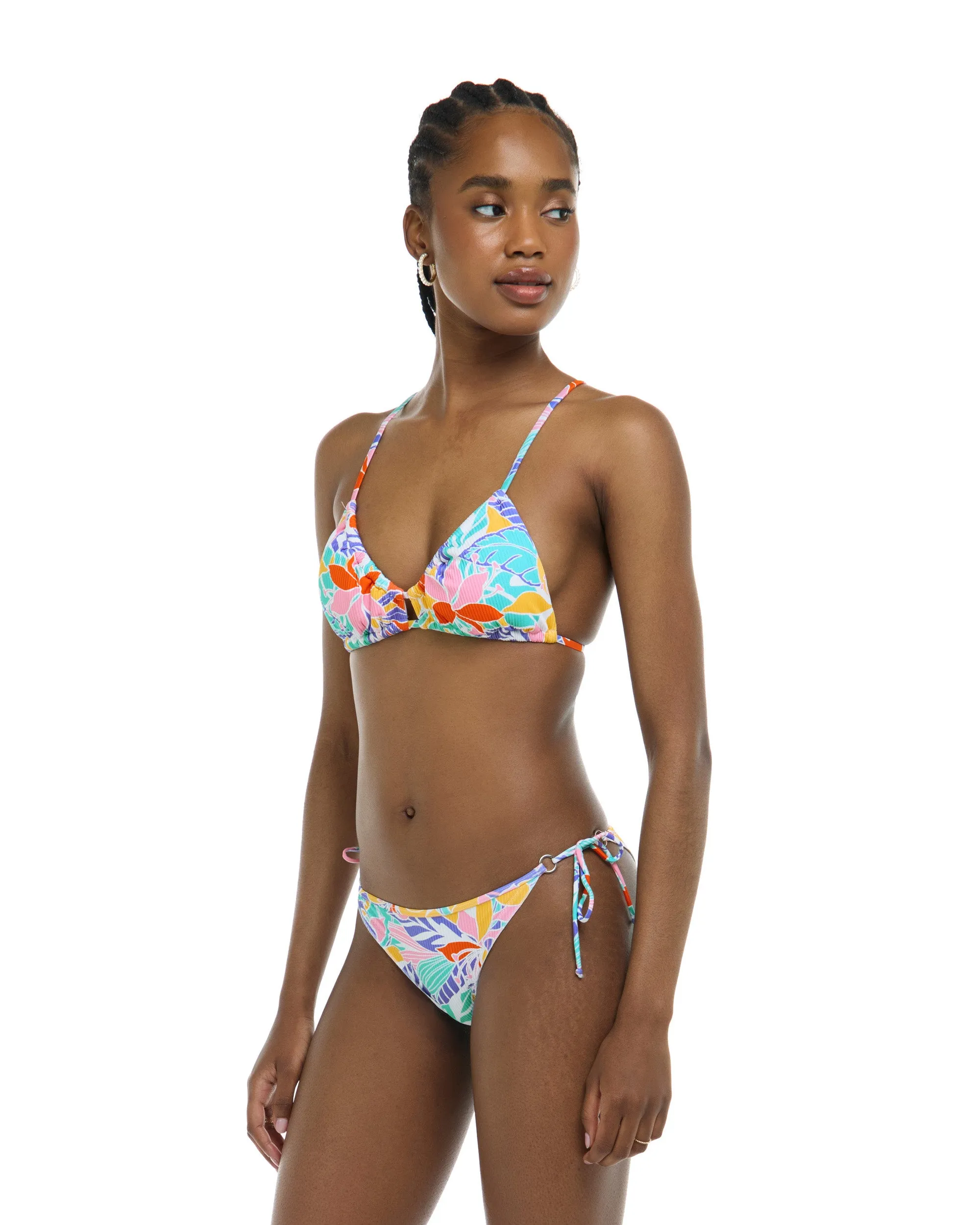 Floret Kenna Triangle Slider Bikini Top - Multi / Floret sold by Body Glove product image thumbnail 3