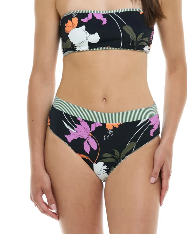 Dreamy Marlee Reversible High-Waist Bikini Bottom - Black / Dreamy sold by Body Glove