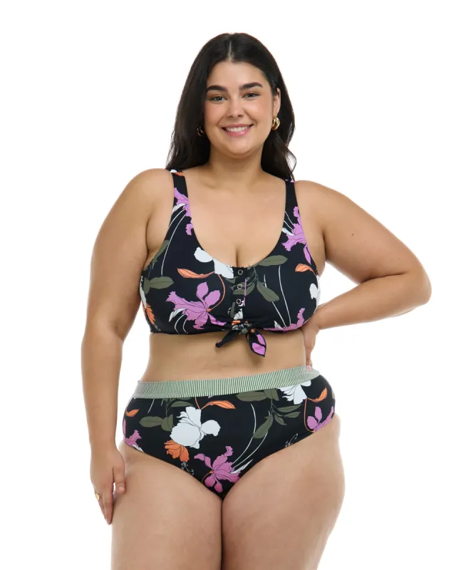 Dreamy Kate Plus Size Scoop Bikini Top - Black / Dreamy sold by Body Glove