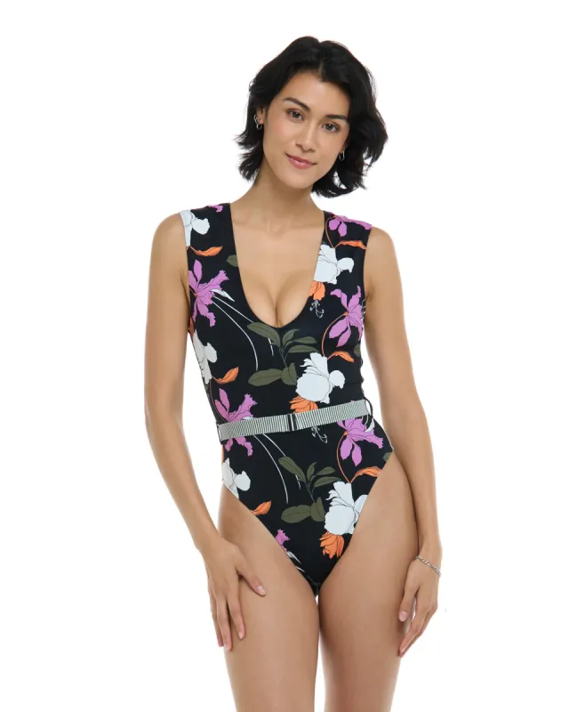 Dreamy Ezry One-Piece Swimsuit - Black / Dreamy sold by Body Glove