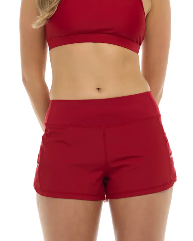 Buck Up Vapor Boardshort - Cranberry sold by Body Glove