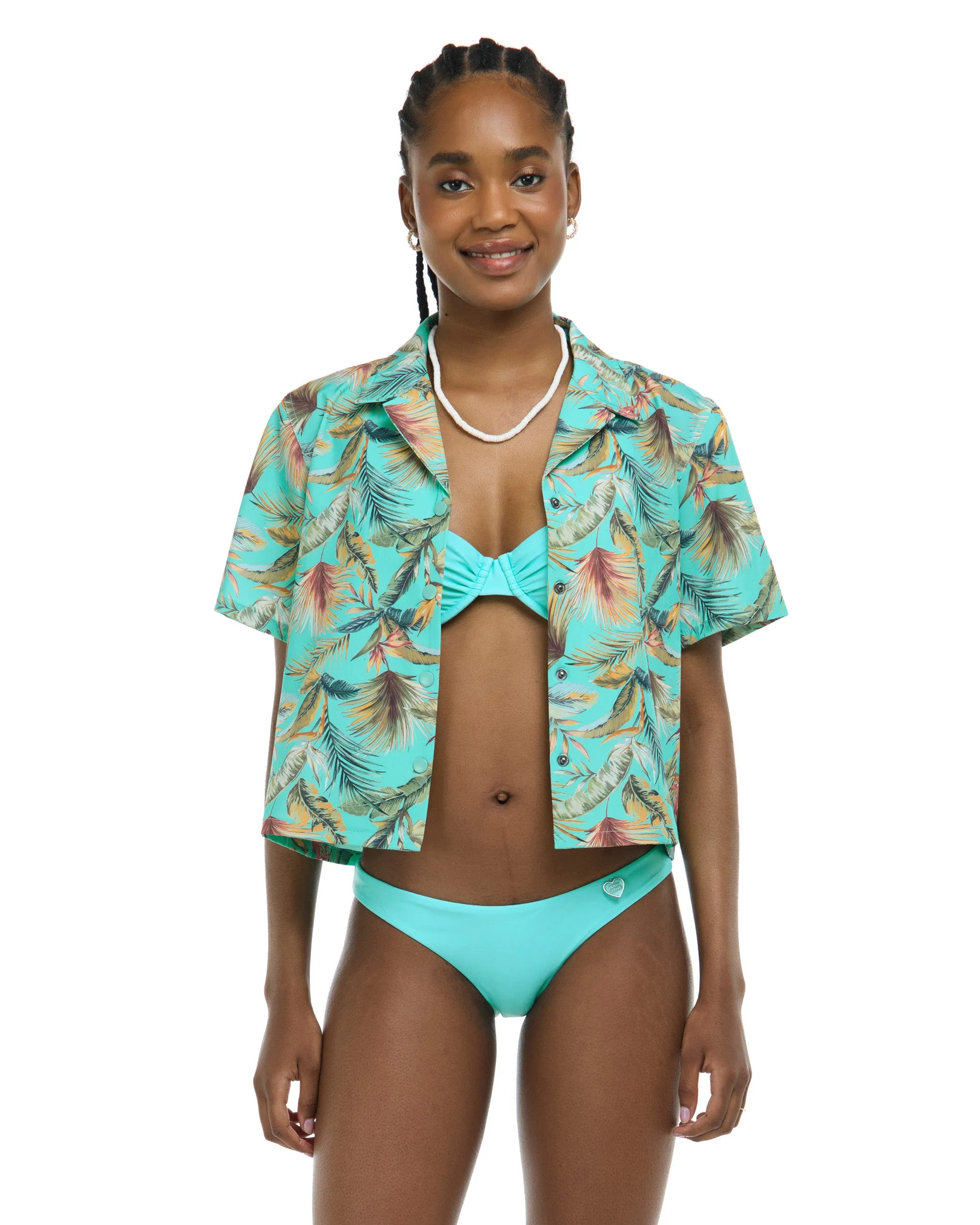 Lalancha Short Sleeve Surf Shirt - Sea Mist / Molokini sold by Body Glove product image thumbnail 4