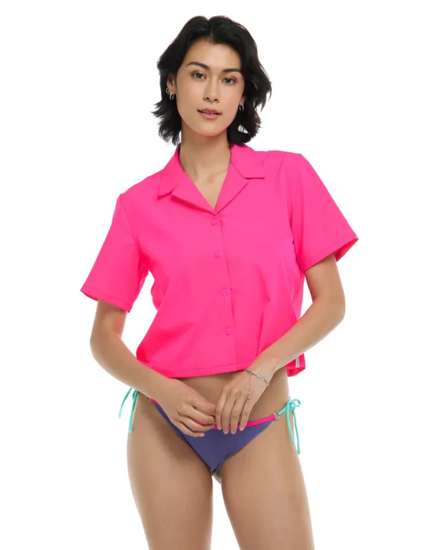 Lalancha Short Sleeve Surf Shirt - Bubble Gum sold by Body Glove