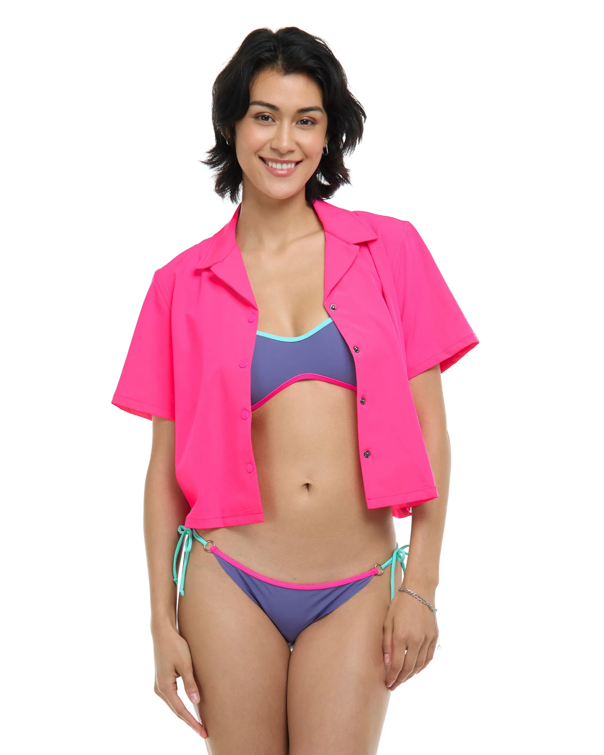 Lalancha Short Sleeve Surf Shirt - Bubble Gum sold by Body Glove product image thumbnail 4