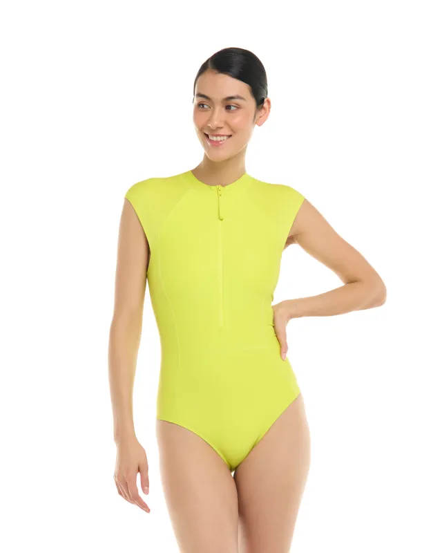 Smoothies Manny One-Piece Swimsuit - Key Lime sold by Body Glove