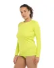 Smoothies Sleek Long Sleeve Rashguard - Key Lime sold by Body Glove