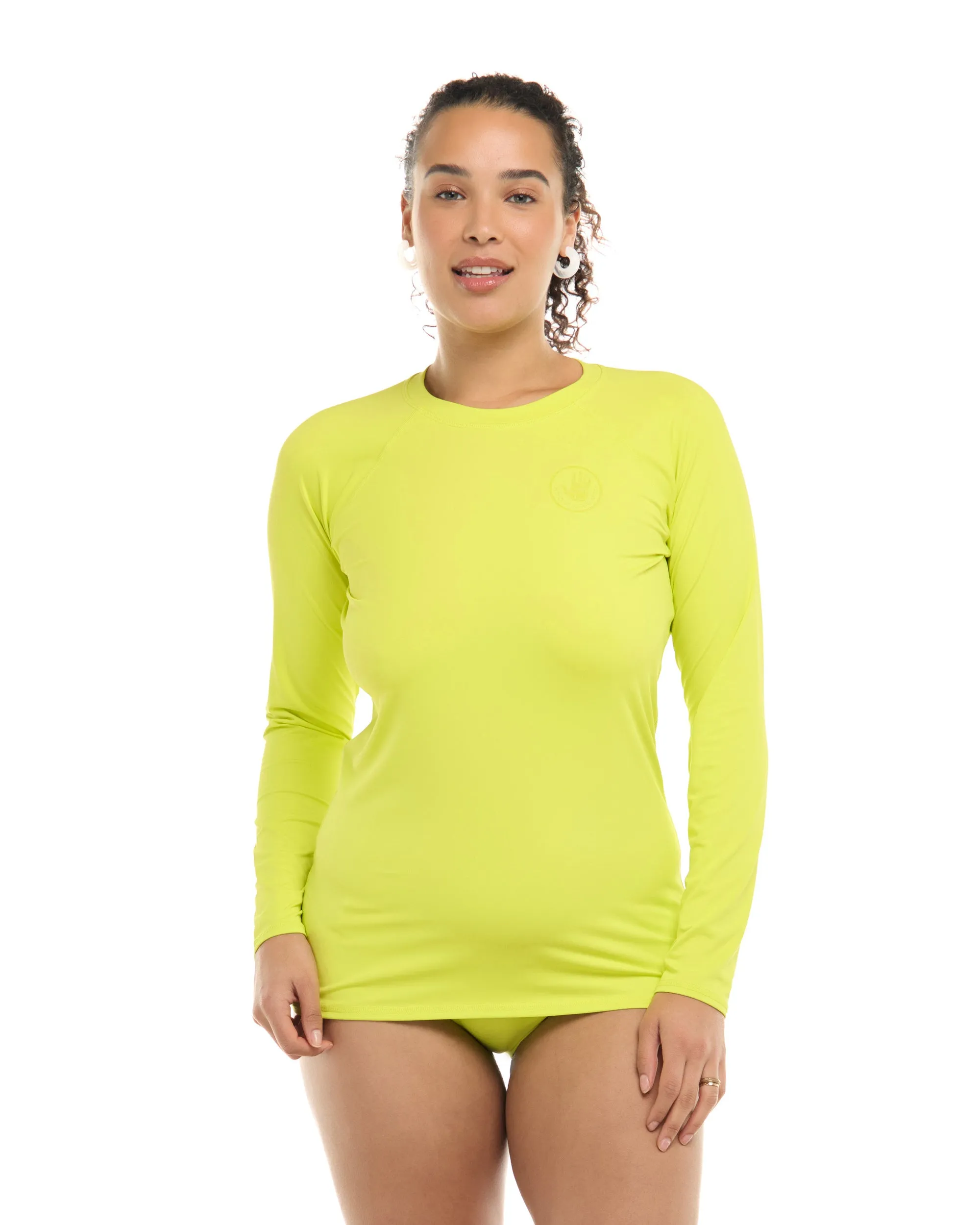 Smoothies Sleek Long Sleeve Rashguard - Key Lime sold by Body Glove
