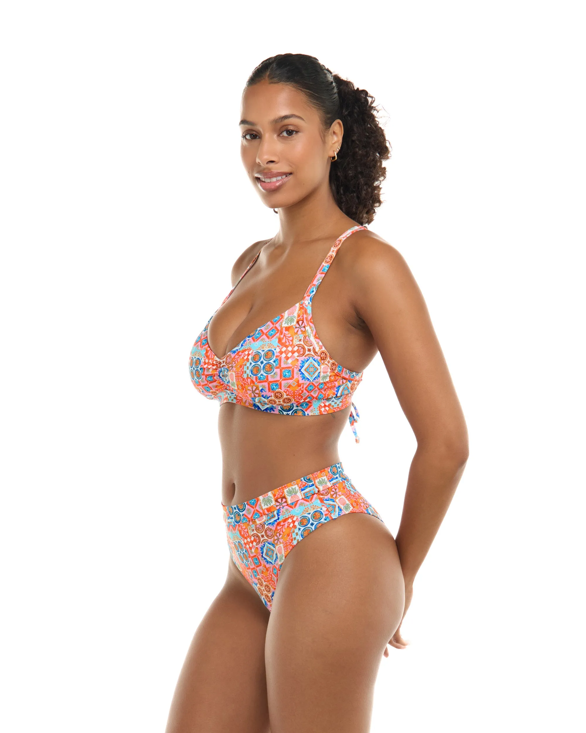 Festive Drew D-F Cup Swim Top - Apricot sold by Body Glove product image thumbnail 2