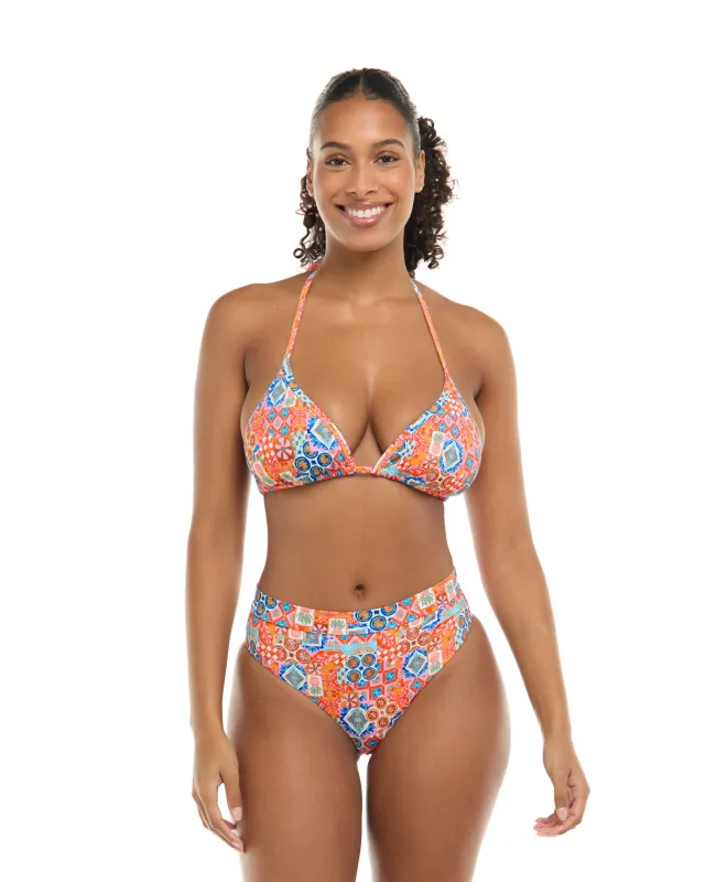 Festive Dita Triangle Bikini Top D - Apricot sold by Body Glove