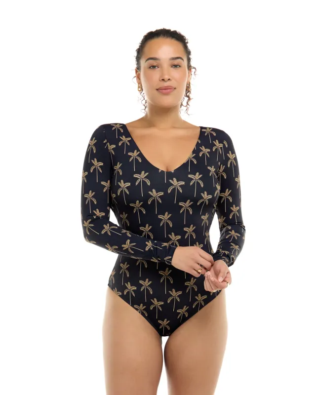 Cayman Islands Chloe One-Piece Swimsuit - Lava Stone made by Body Glove