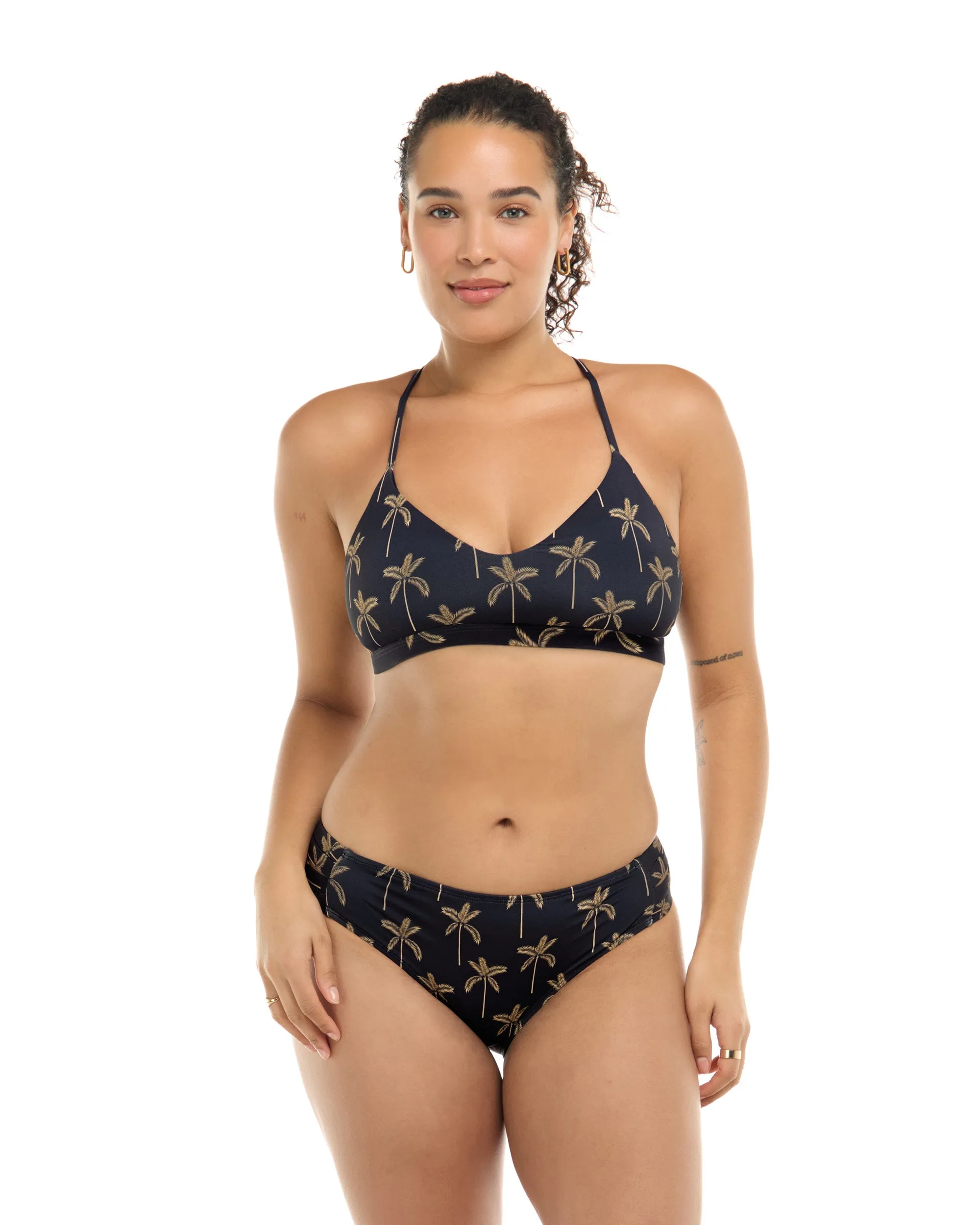 Cayman Islands Ruth Fixed Triangle Swim Top - Lava Stone sold by Body Glove