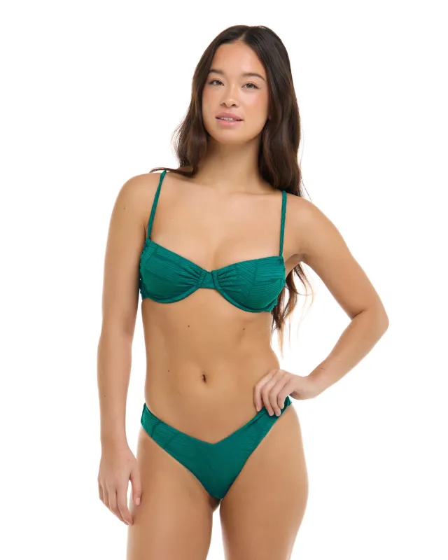 Leafy Alice Underwire Bikini Top - Peacock sold by Body Glove