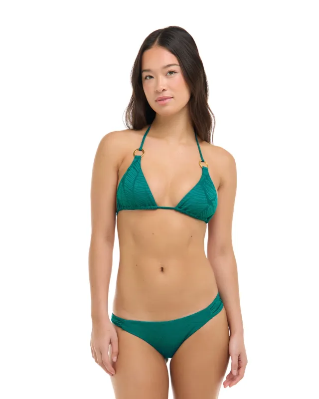 Leafy Dita Triangle Bikini Top - Peacock sold by Body Glove