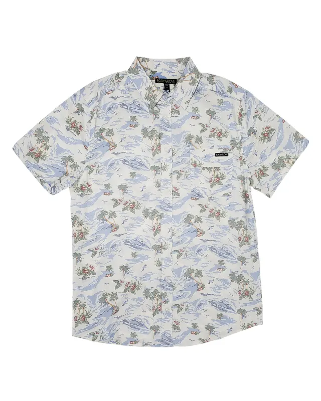 Men's Islander Button Down Shirt - White sold by Body Glove