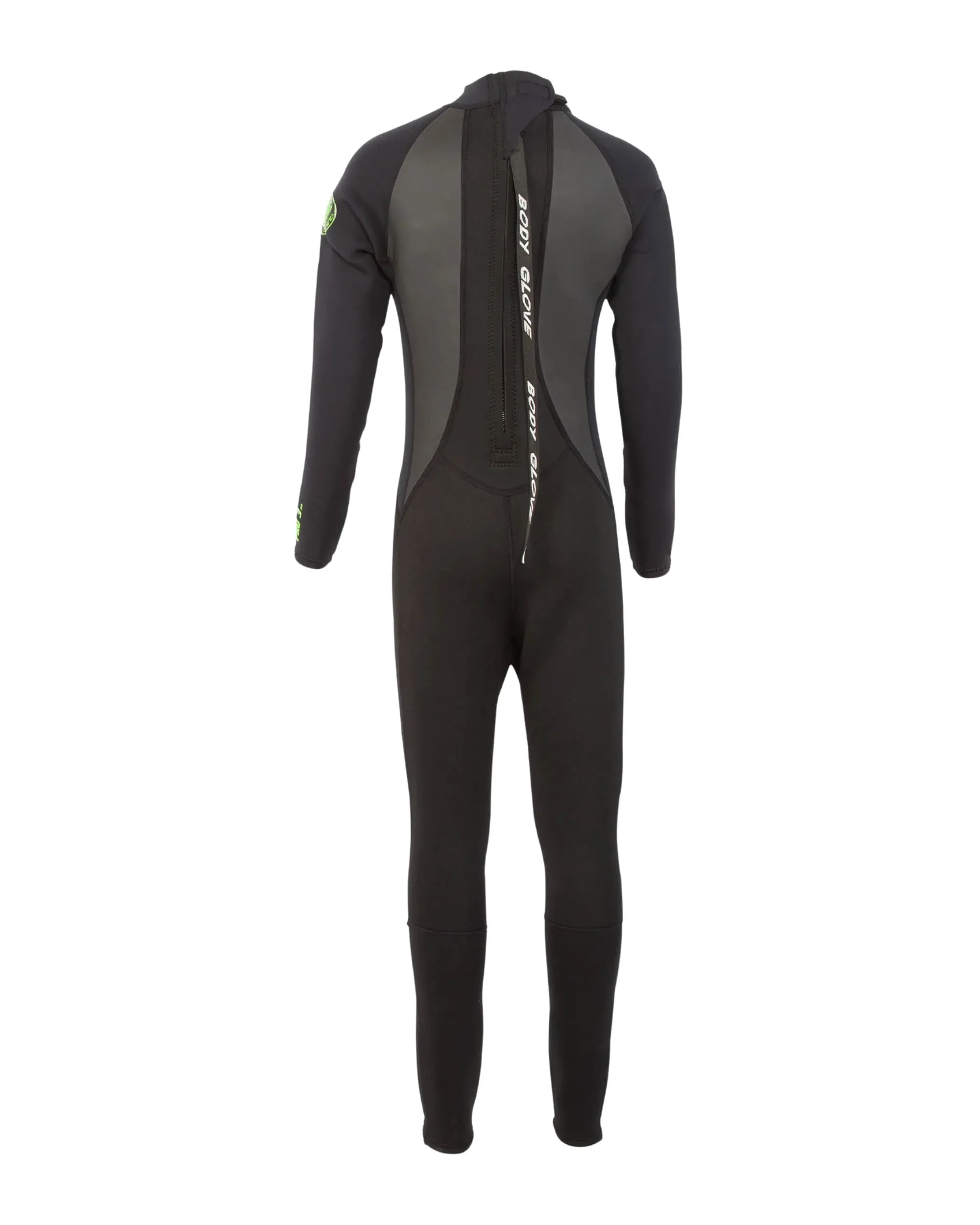 Junior Pro 3 Back Zip Fullsuit 3/2mm - Black sold by Body Glove product image thumbnail 2