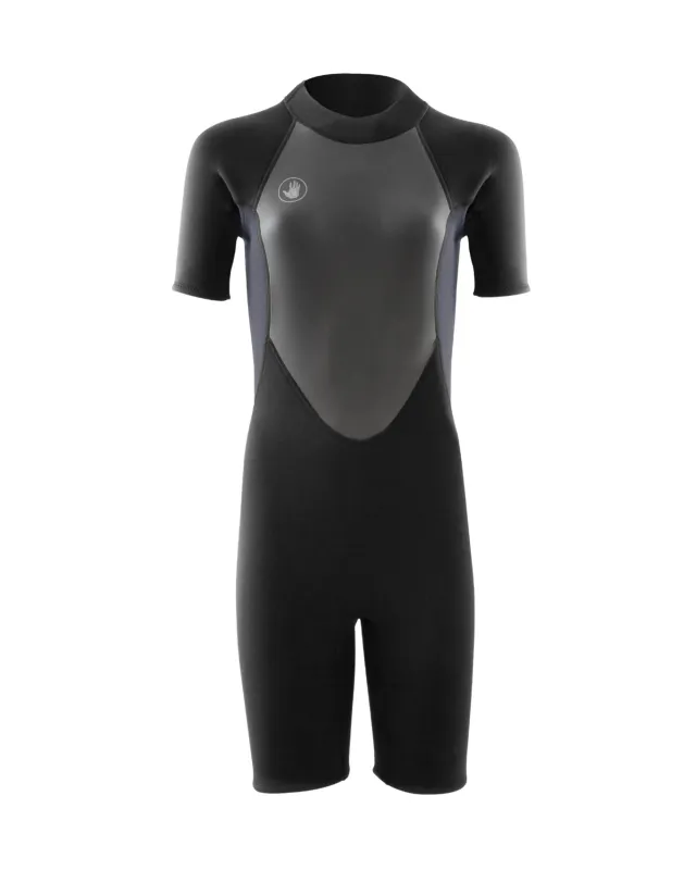 Women's Pro 3 Back Zip Springsuit 2/1mm - Black sold by Body Glove
