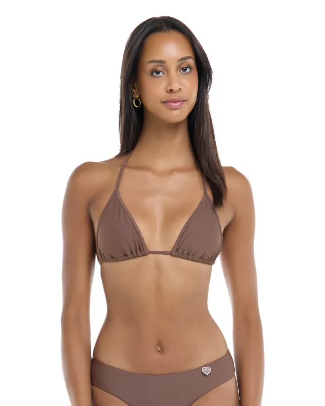 Smoothies Dita Triangle Bikini Top - Latte sold by Body Glove